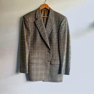 Vintage plaid Burberry sports blazer jacket